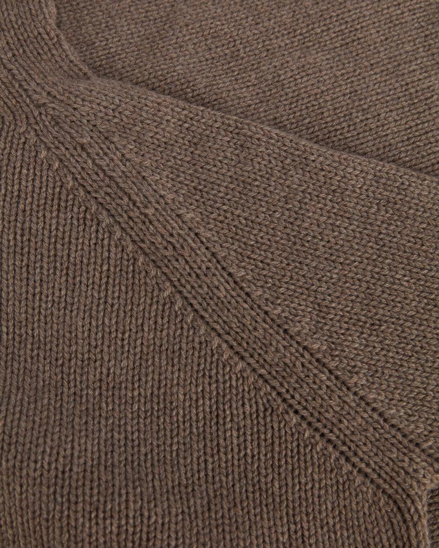 Scaglione MOCK NECK RAGLAN SUPERSOFT TAUPE