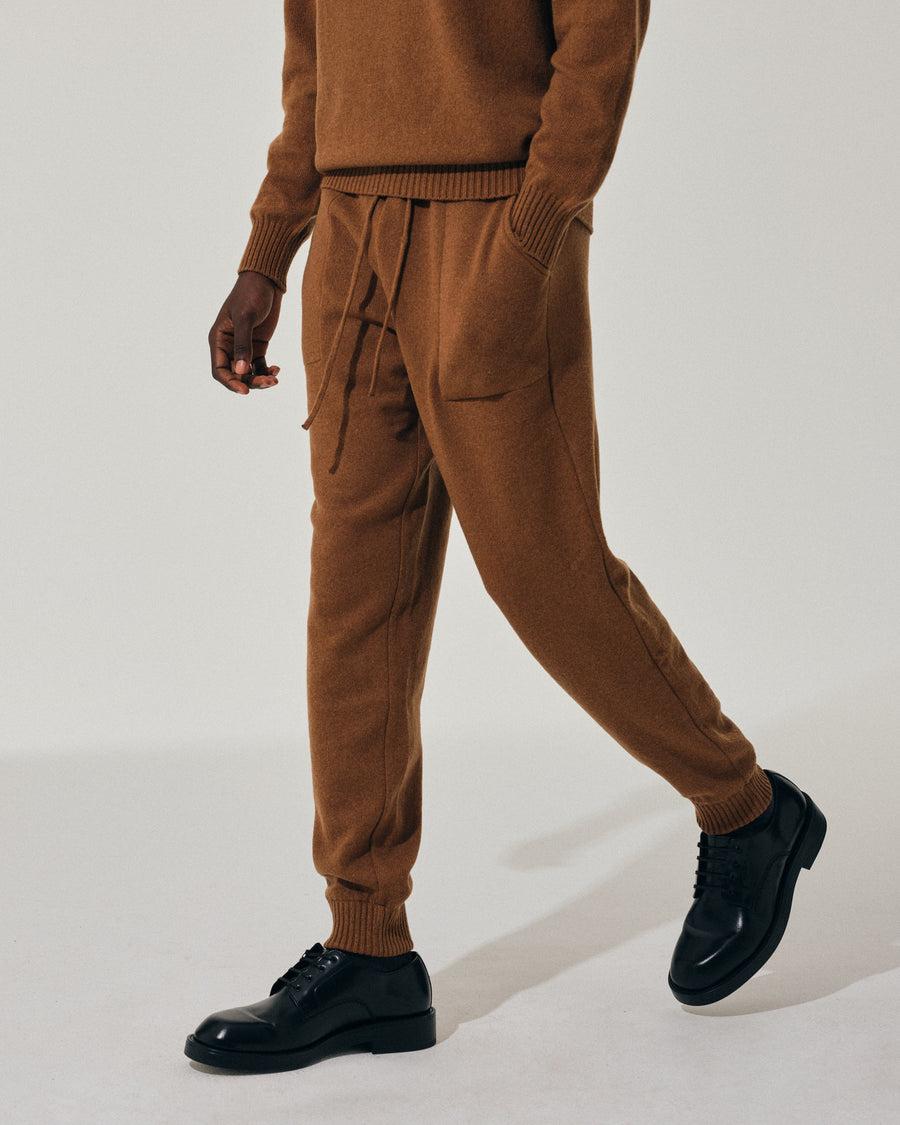 Scaglione PANTS HYBRD CASHMERE RHUM