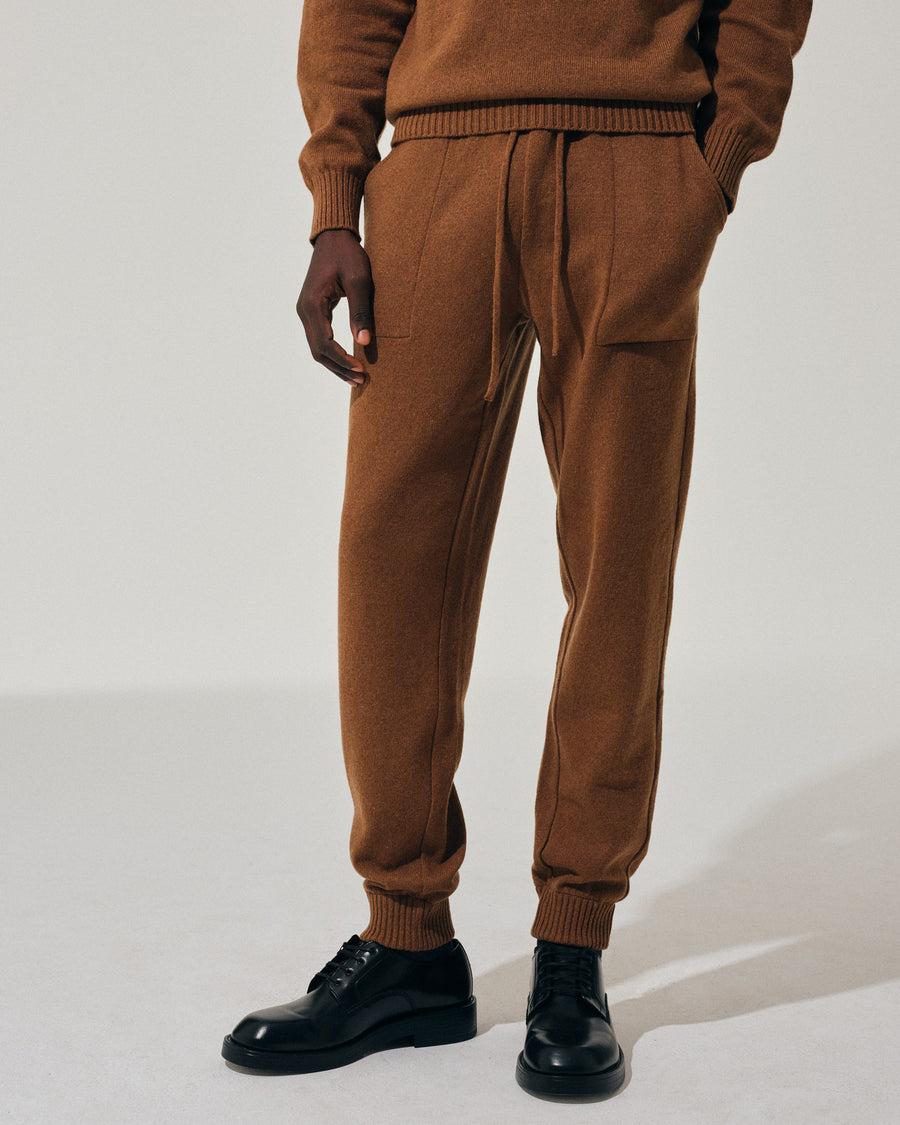 Scaglione PANTS HYBRD CASHMERE RHUM