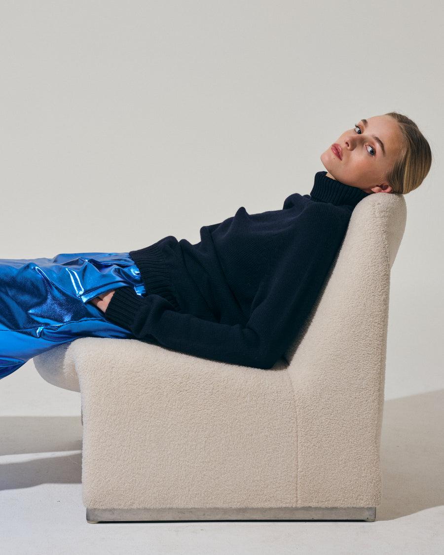 Scaglione PANTS JOGGER METAL BLUE