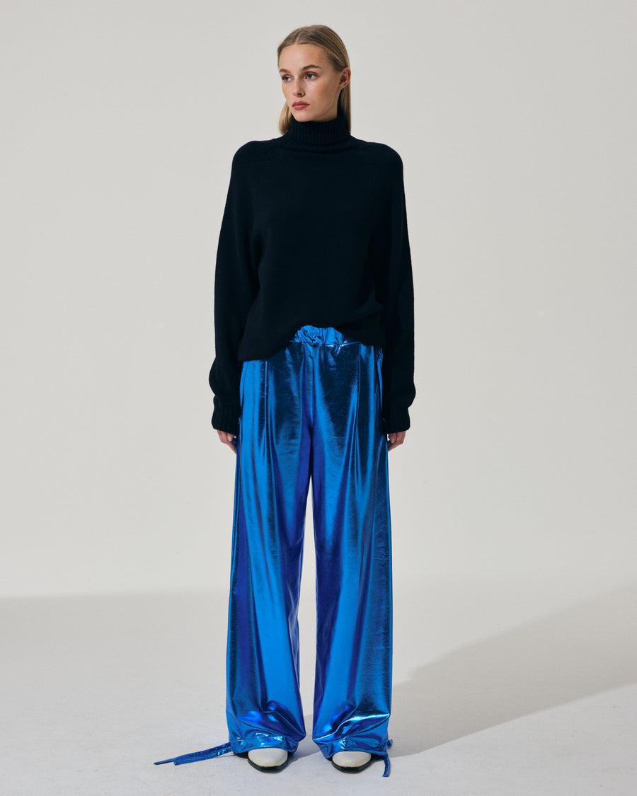 Scaglione PANTS JOGGER METAL BLUE