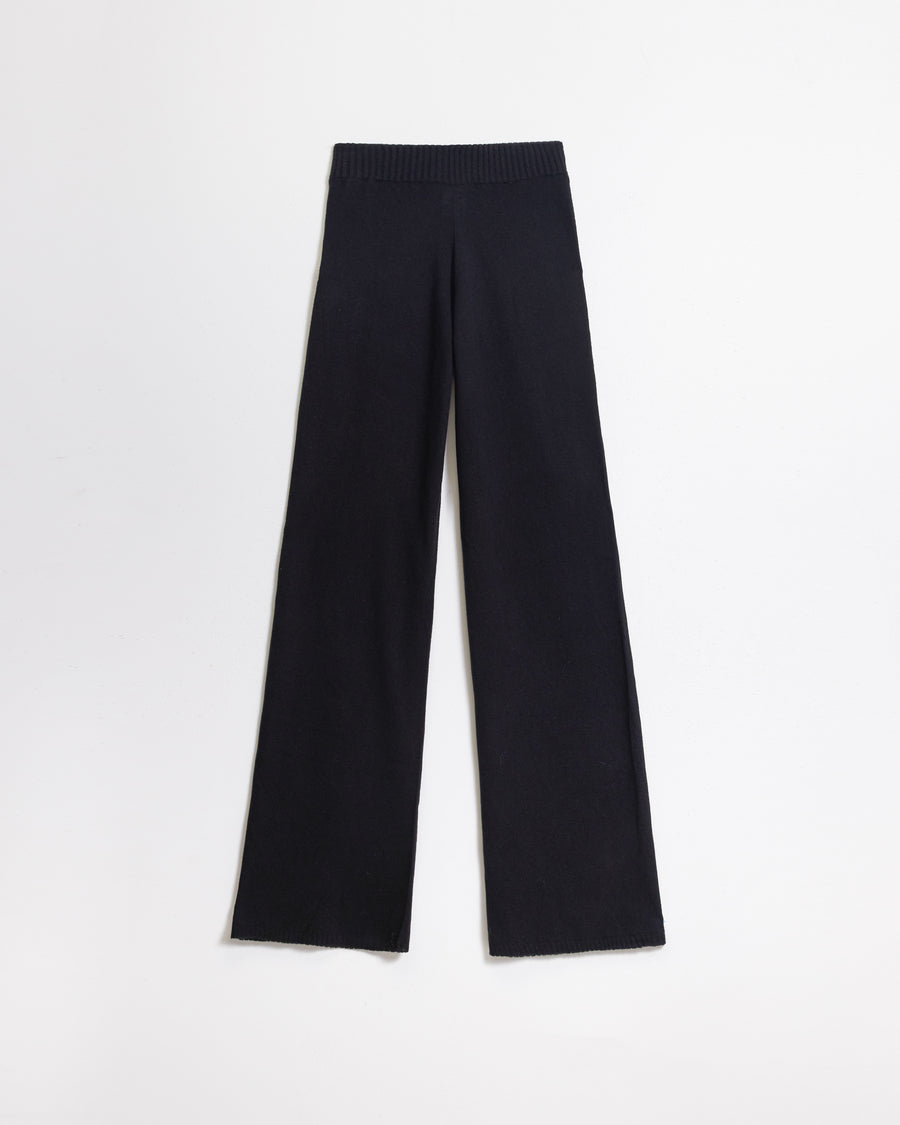Scaglione PANTS WIDE SEAMLESS BLACK