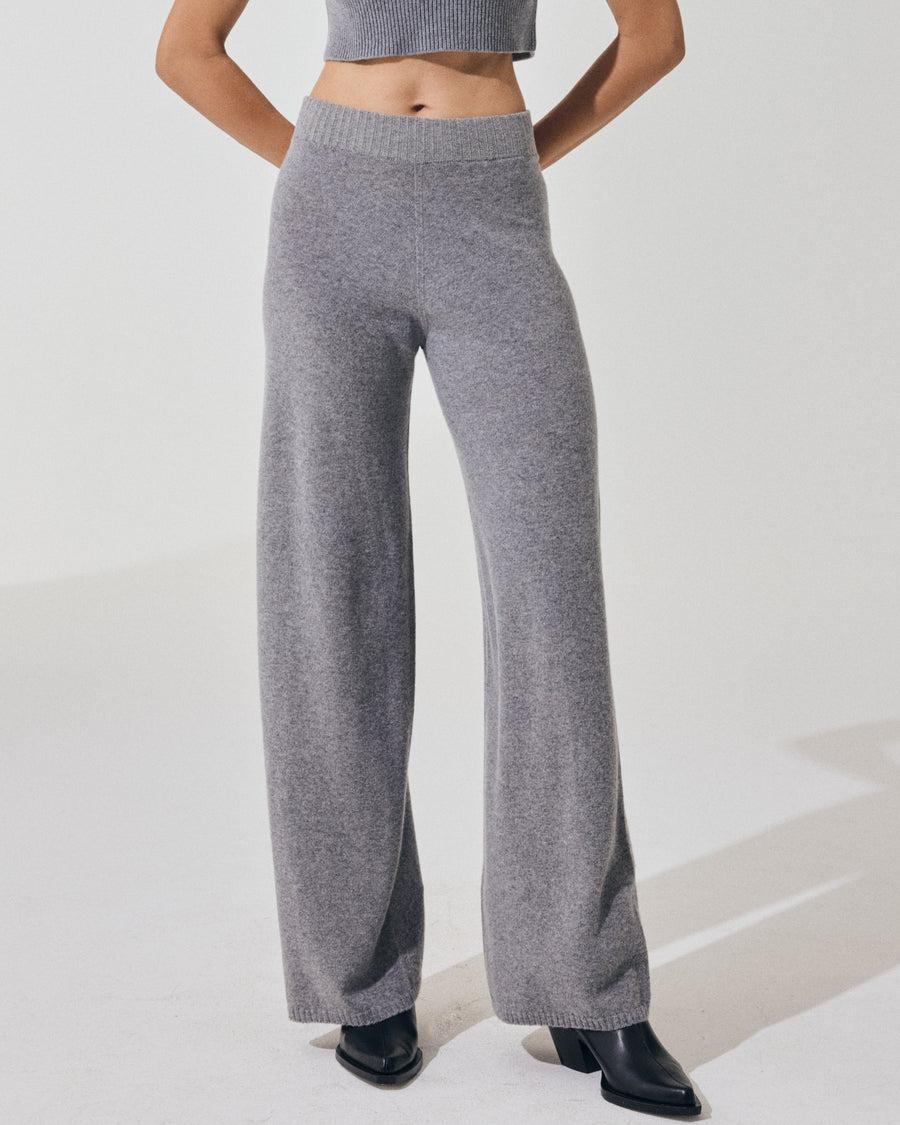 Scaglione PANTS WIDE SEAMLESS GREY