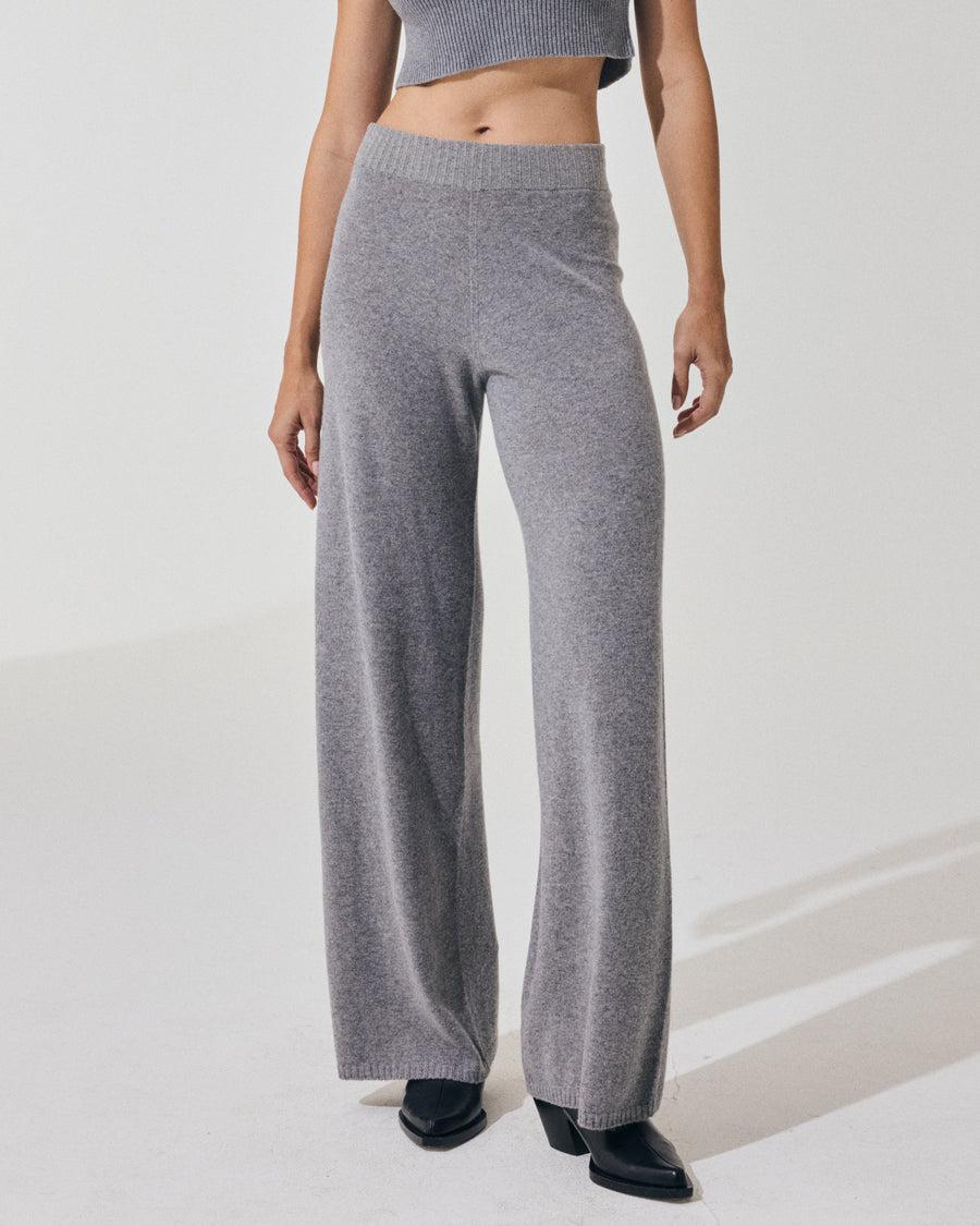 Scaglione PANTS WIDE SEAMLESS GREY