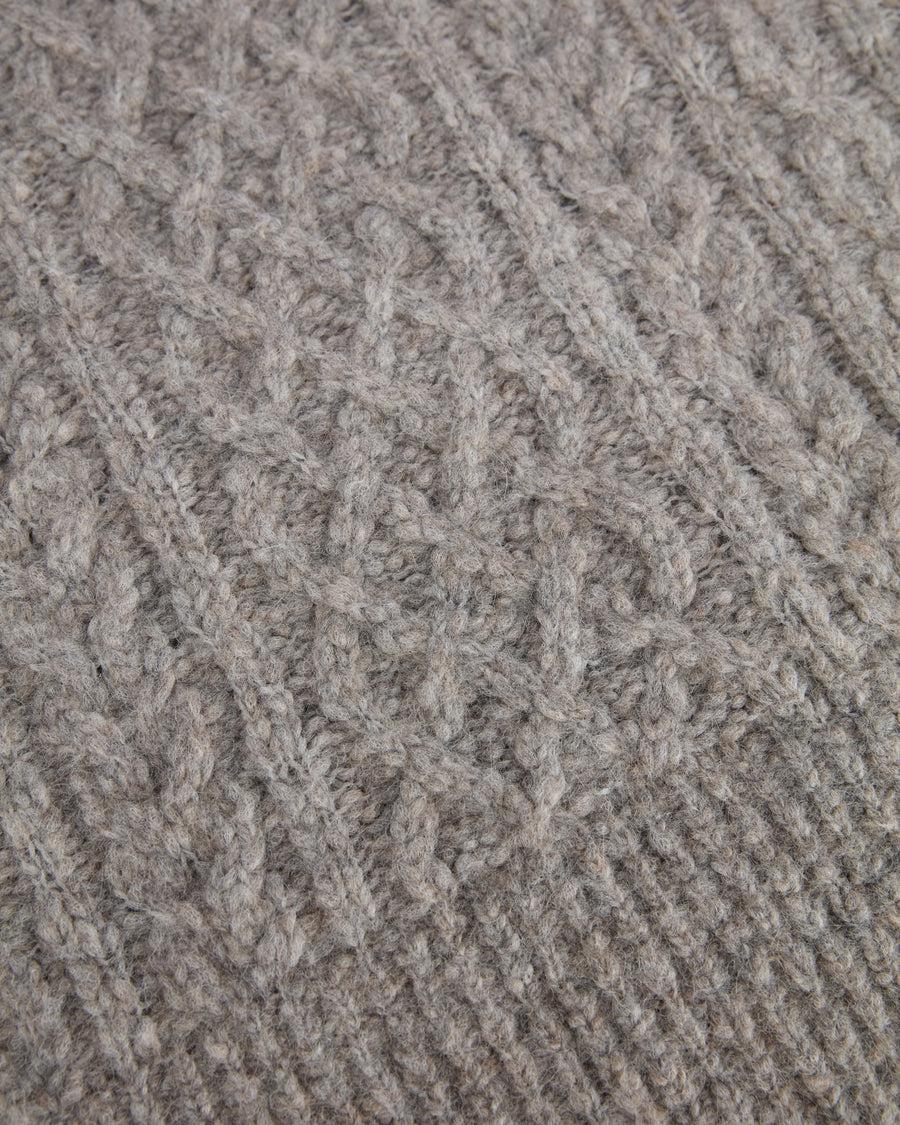 Scaglione PONCHO PUNTO ARAN LTGREY