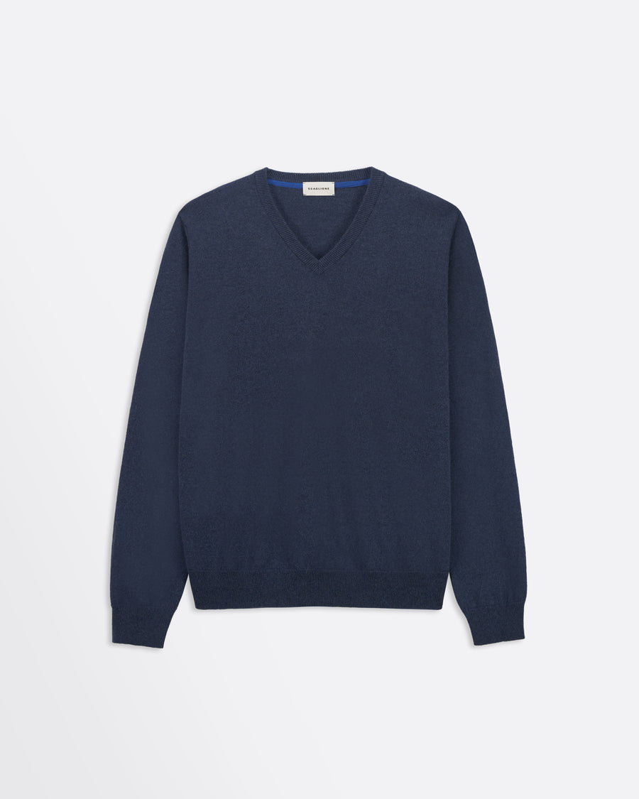 Scaglione PULL V CITY F12 DENIM