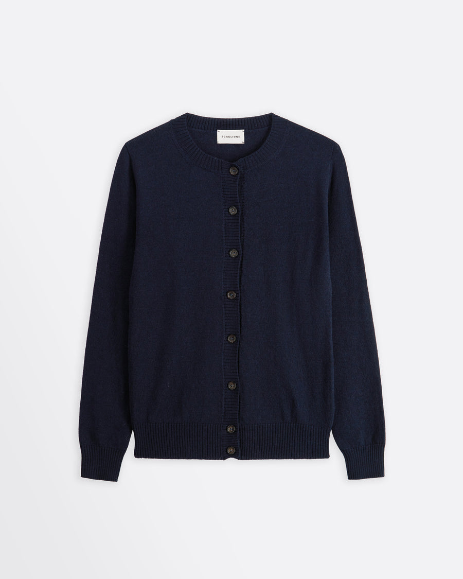 Scaglione REBECCA BASIC SLIM MERINO NAVY