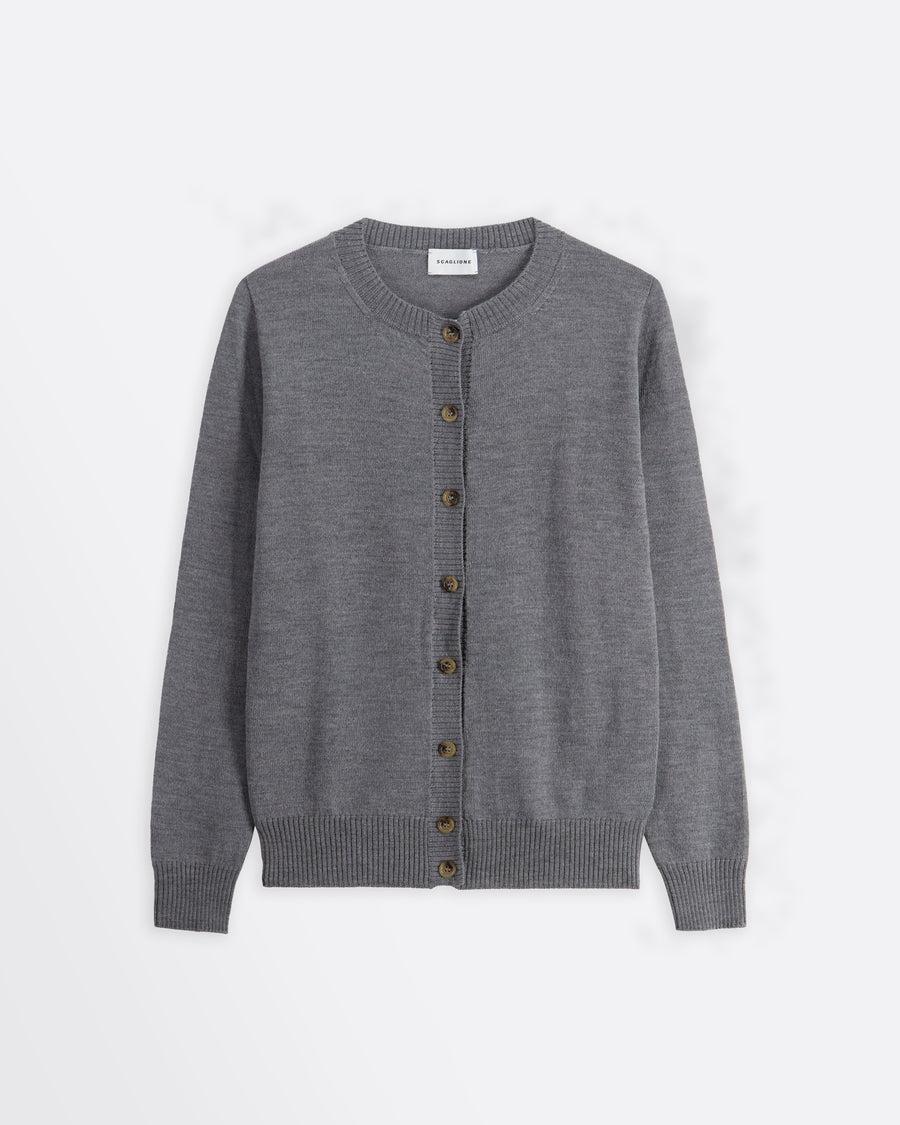 Scaglione REBECCA BASIC SLIM MERINO SMOG