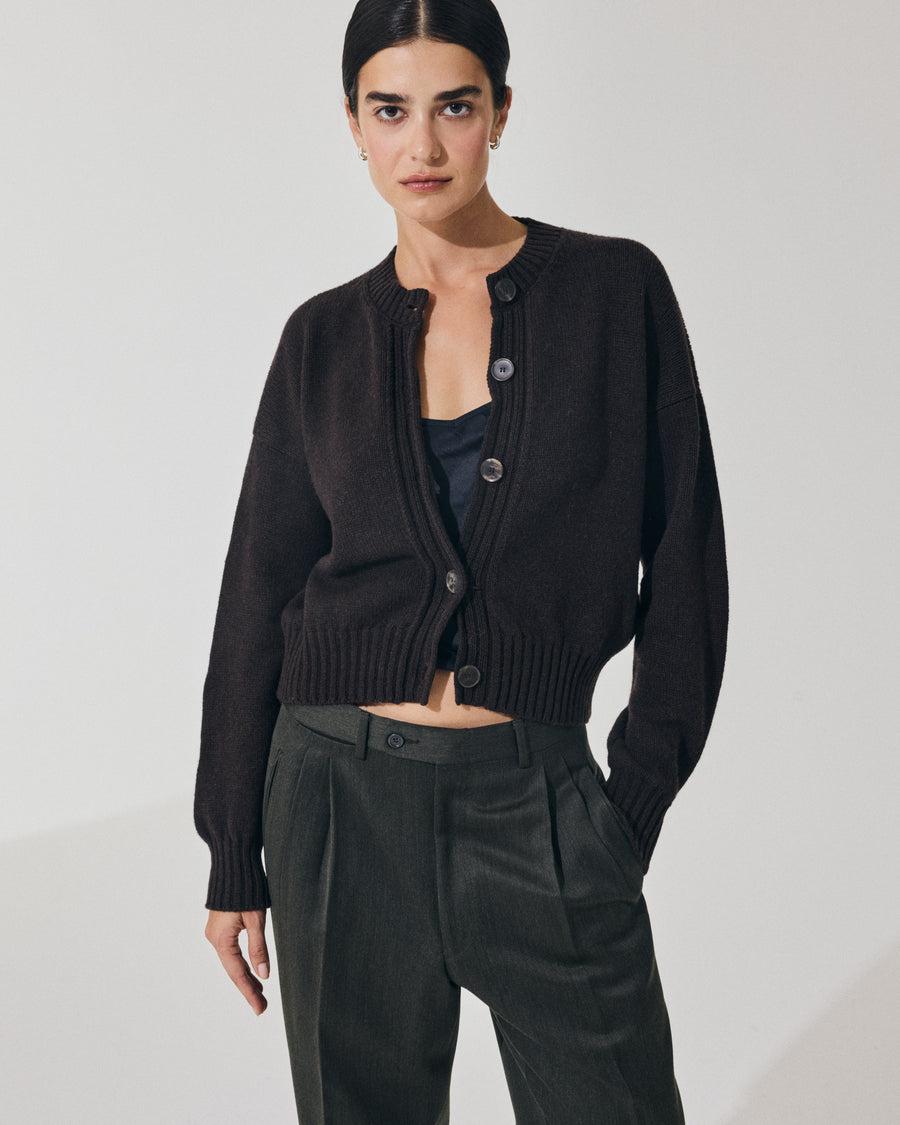 Scaglione REBECCA SOFT HYBRID CASHMERE EBANO