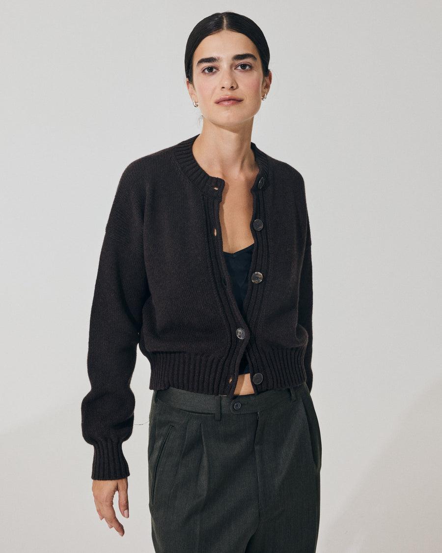 Scaglione REBECCA SOFT HYBRID CASHMERE EBANO