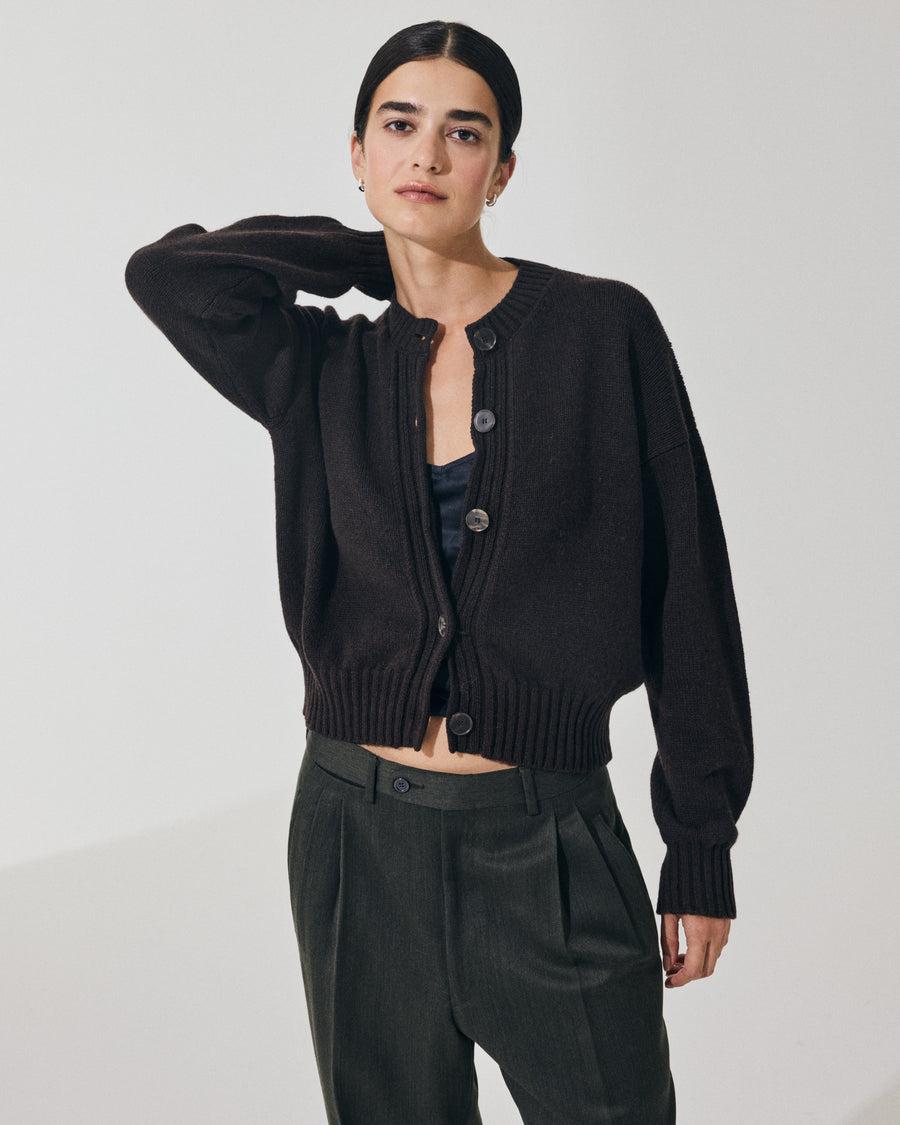 Scaglione REBECCA SOFT HYBRID CASHMERE EBANO