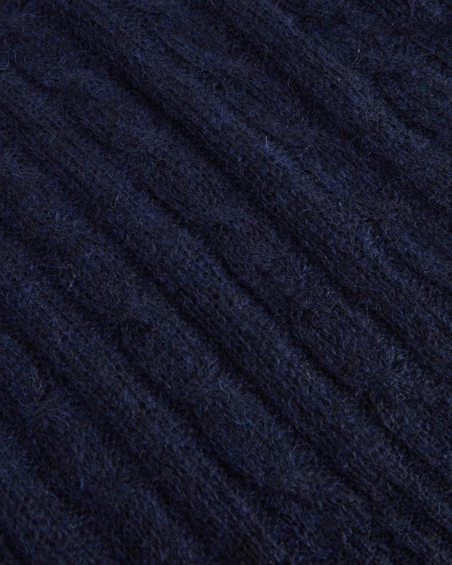 Scaglione ROUND NECK BOXY CABLES ULTRALIGHT NAVY