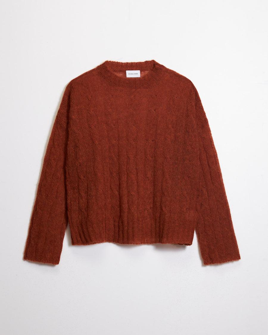 Scaglione ROUND NECK BOXY CABLES ULTRALIGHT RUST