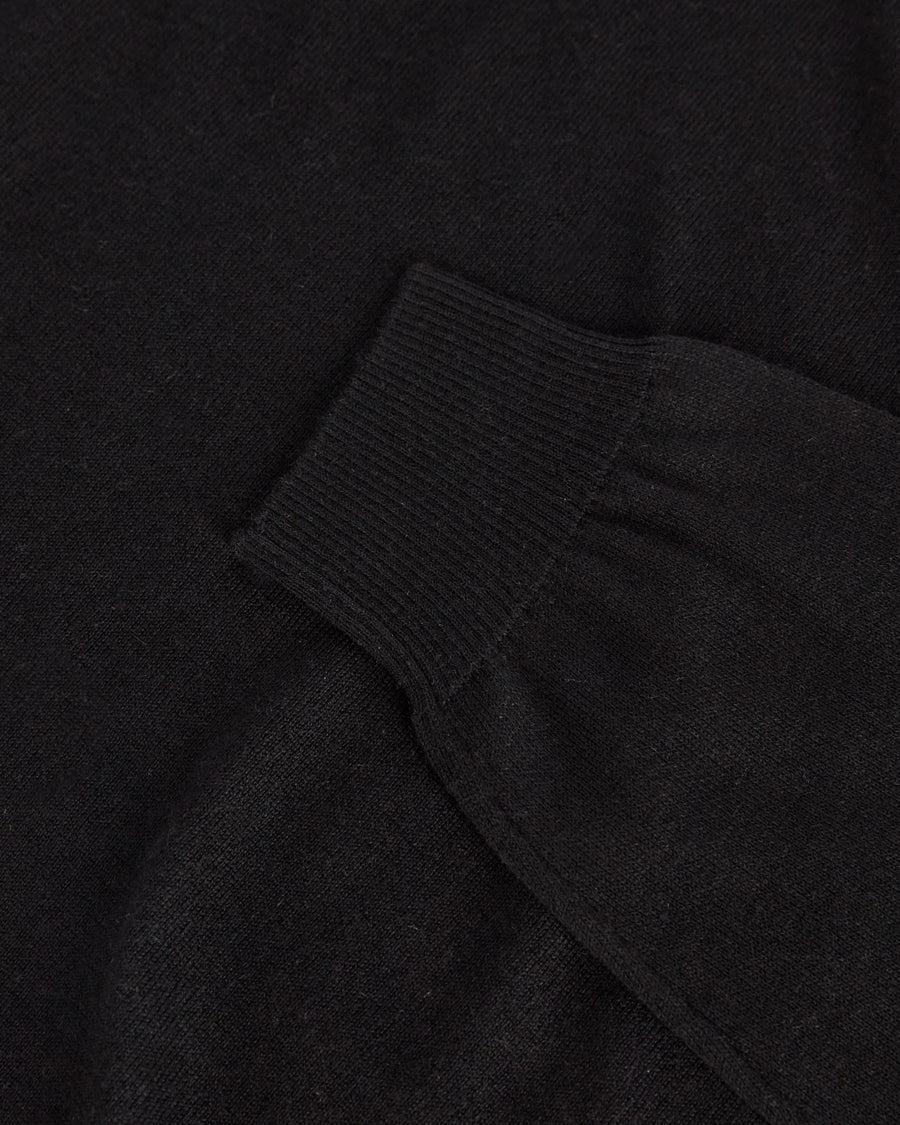 Scaglione ROUND NECK CASH-SILK BLACK