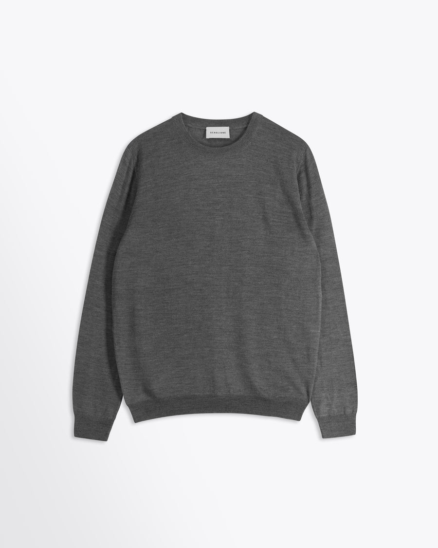 Scaglione ROUND NECK FINELUX SMOG