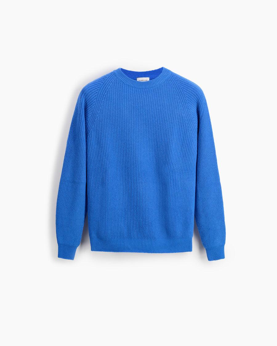 Scaglione ROUND NECK FISHERMAN MIX CASH CERULEO