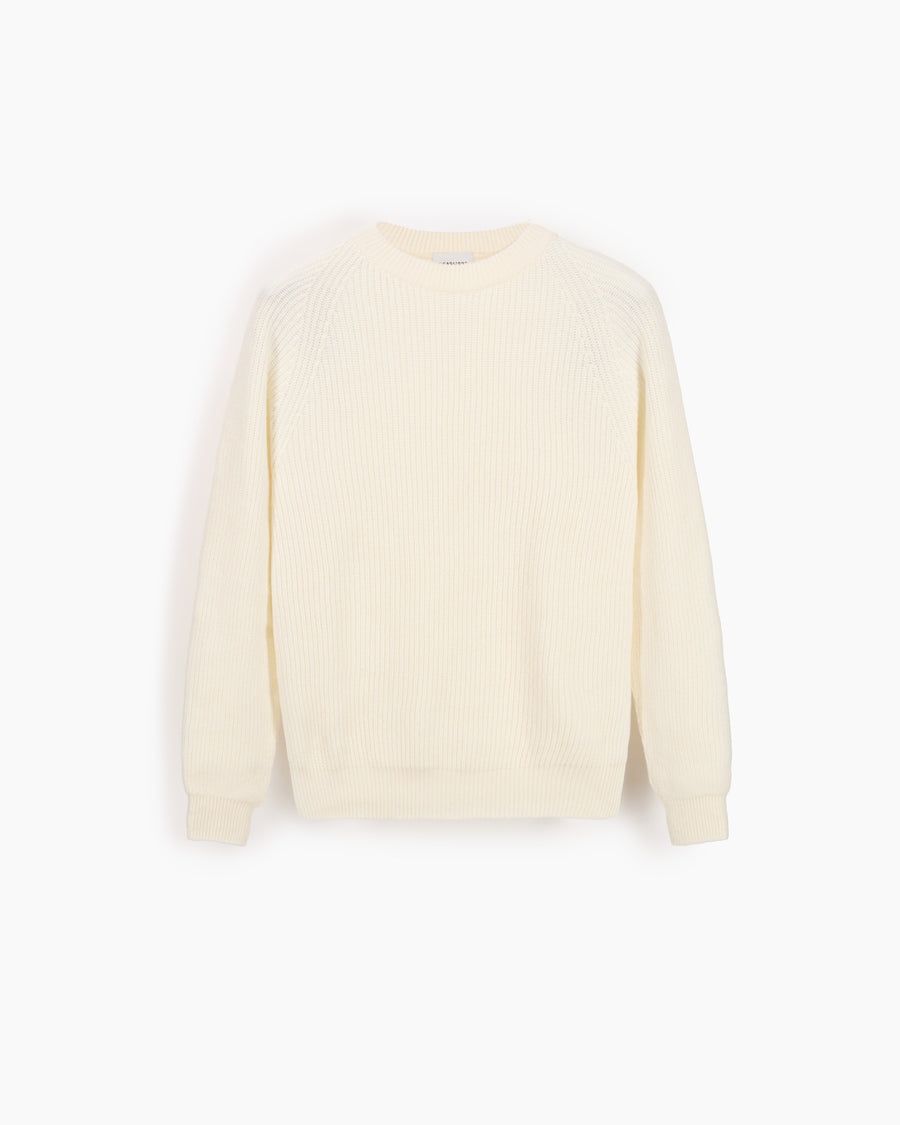 Scaglione ROUND NECK FISHERMAN MIX CASH MILK