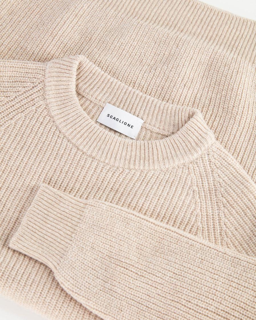 Scaglione ROUND NECK FISHERMAN MIX CASH SAND