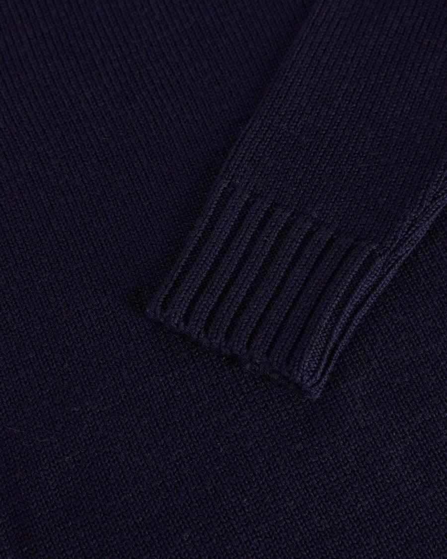 Scaglione ROUND NECK MERINO SOFT NAVY