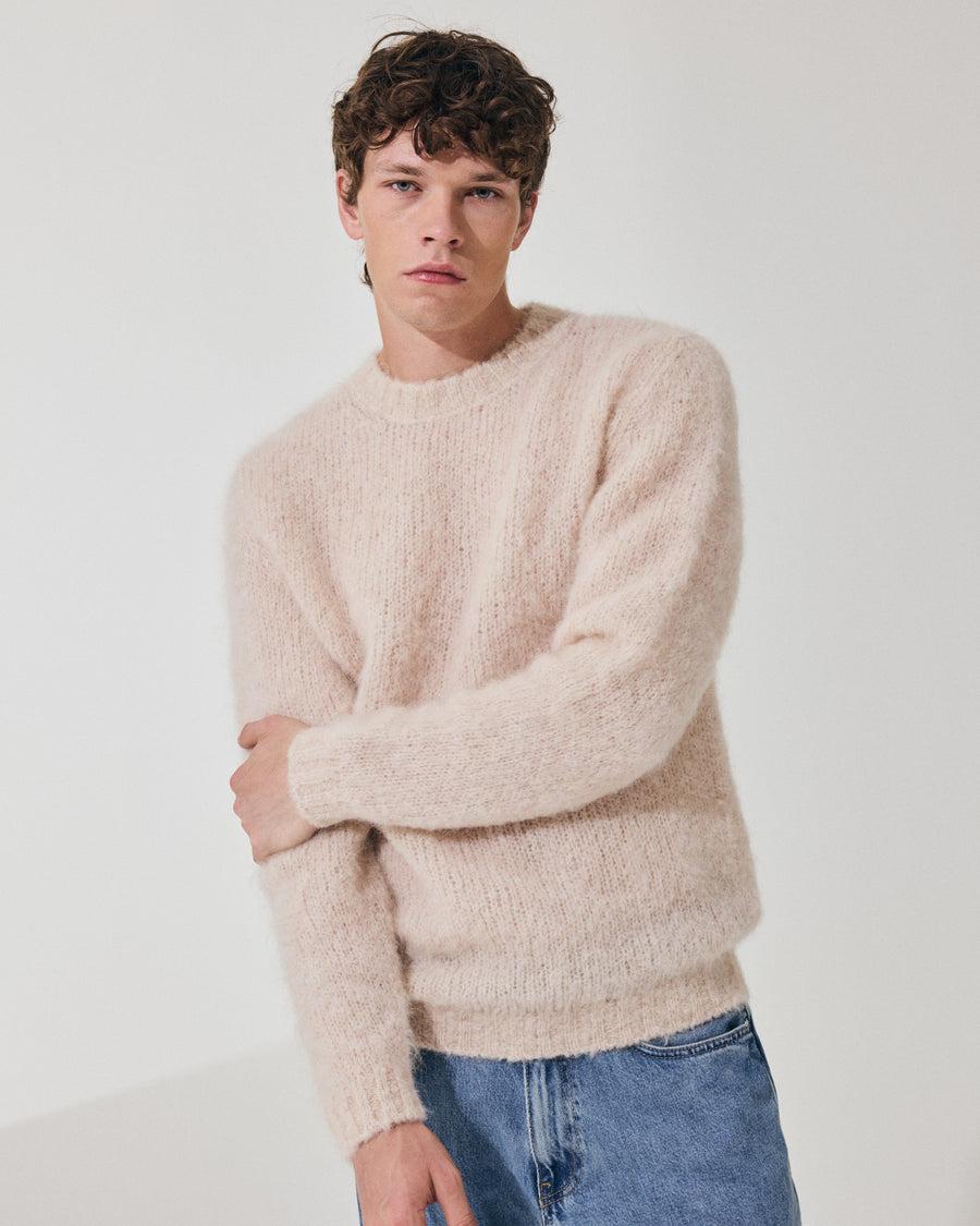 Scaglione ROUND NECK MESSY HAIR SAND