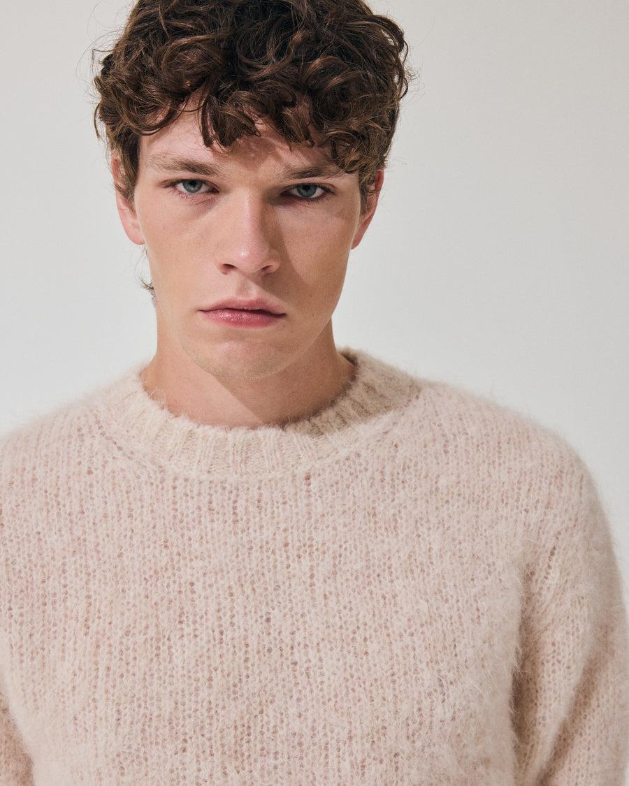 Scaglione ROUND NECK MESSY HAIR SAND