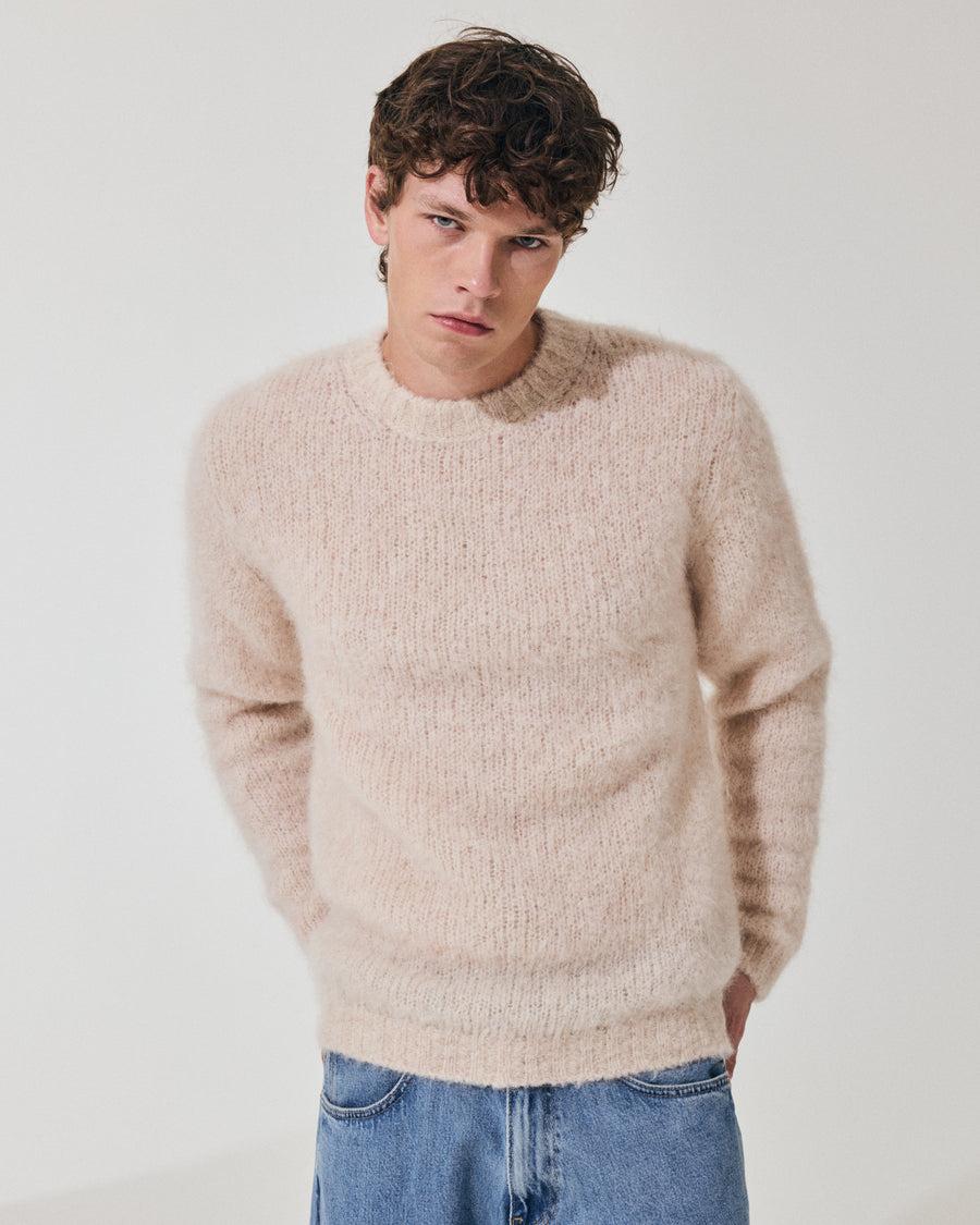 Scaglione ROUND NECK MESSY HAIR SAND