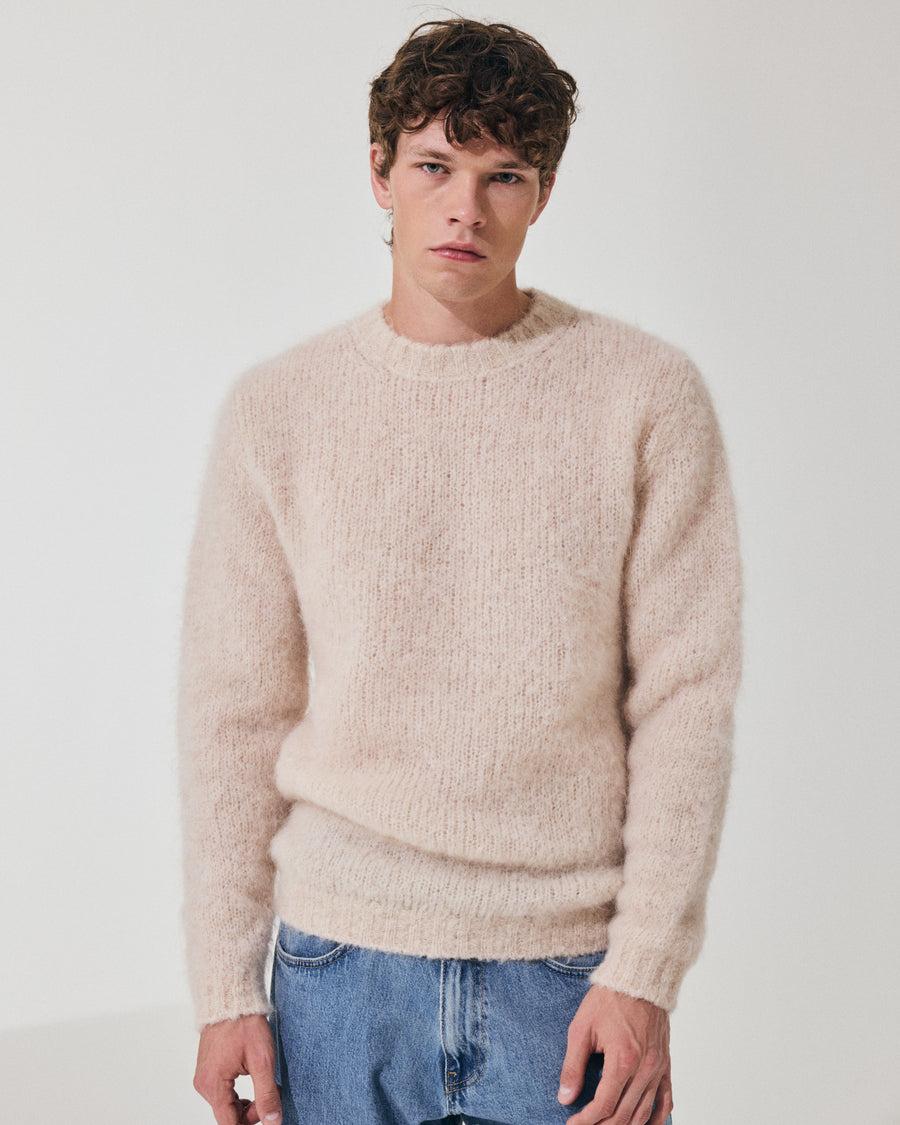 Scaglione ROUND NECK MESSY HAIR SAND