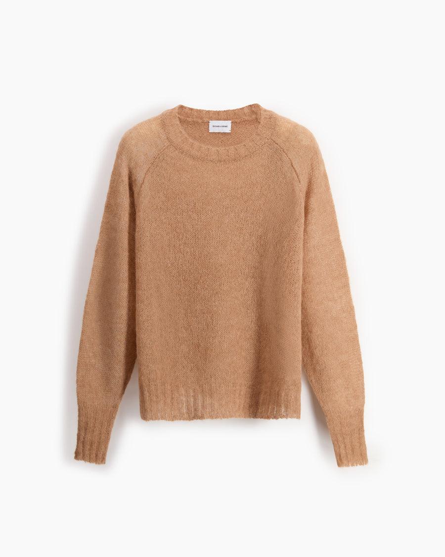 Scaglione ROUND NECK OVER SEAMLESS CARAMEL