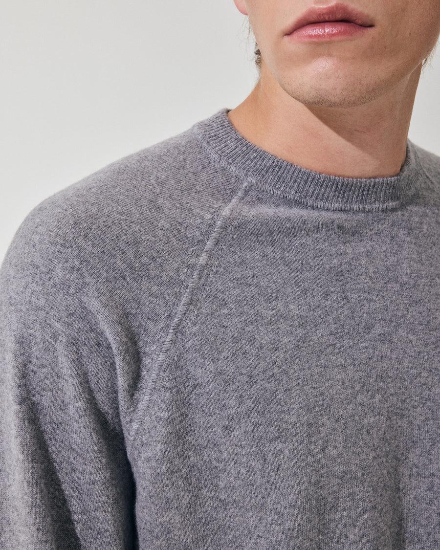 Scaglione ROUND NECK RAGLAN MIX CASH GREY
