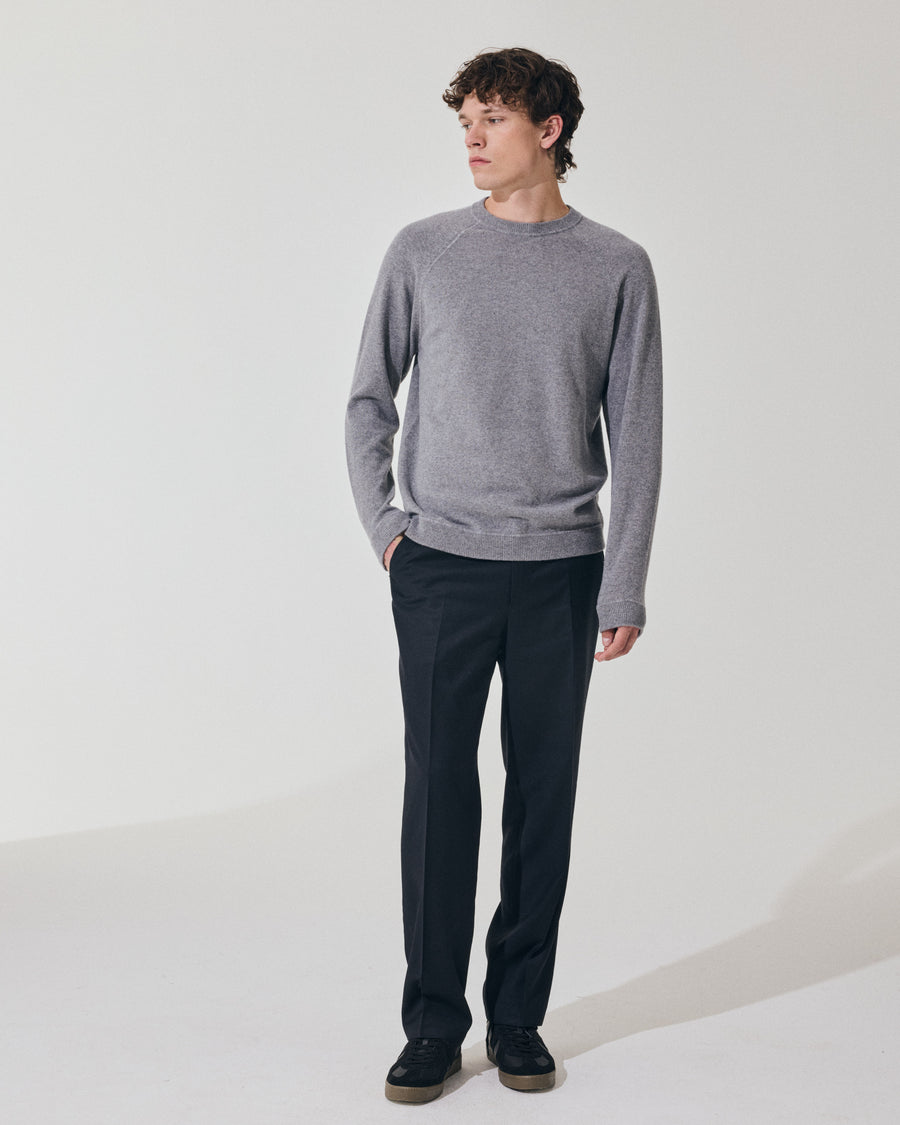 Scaglione ROUND NECK RAGLAN MIX CASH GREY