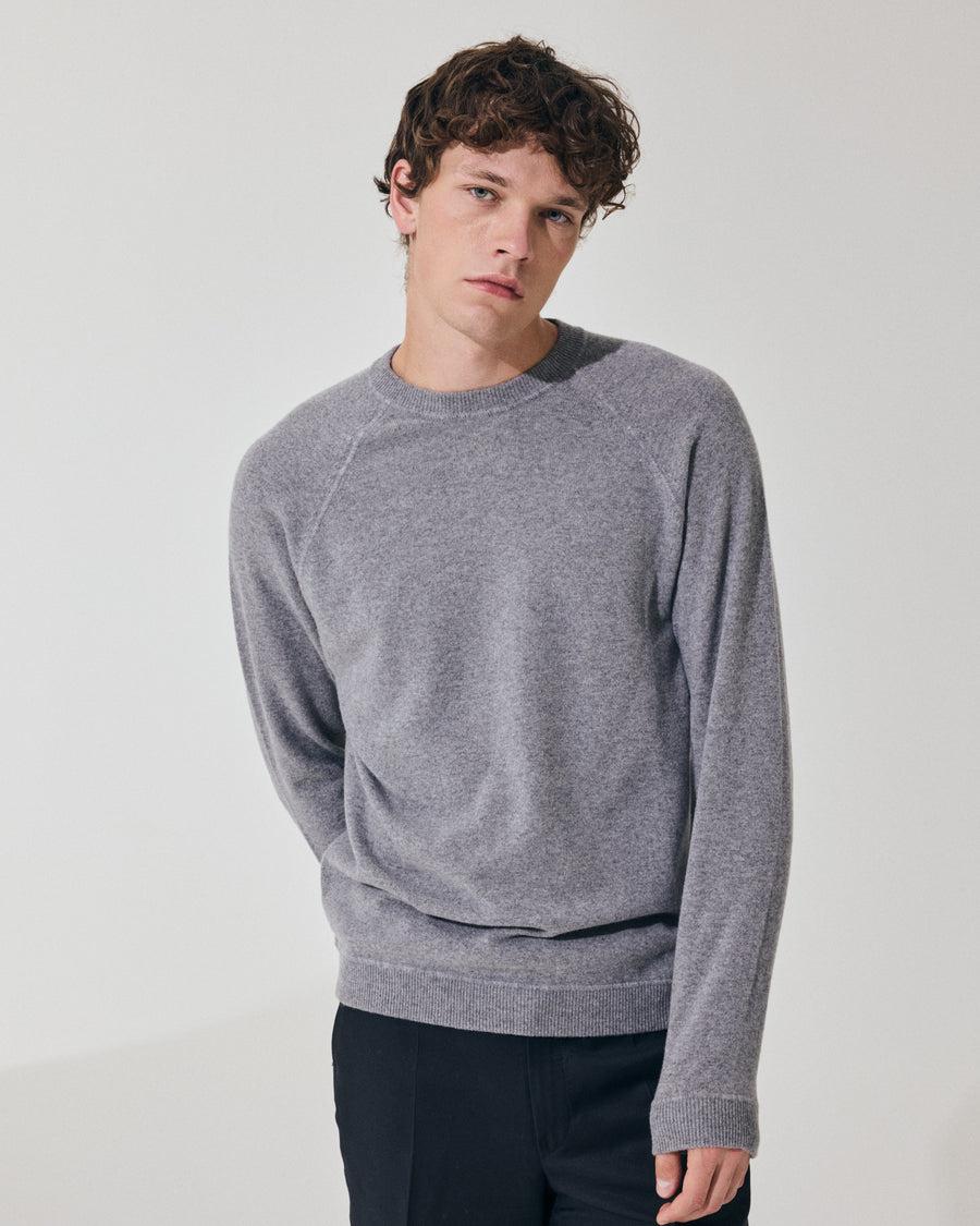 Scaglione ROUND NECK RAGLAN MIX CASH GREY