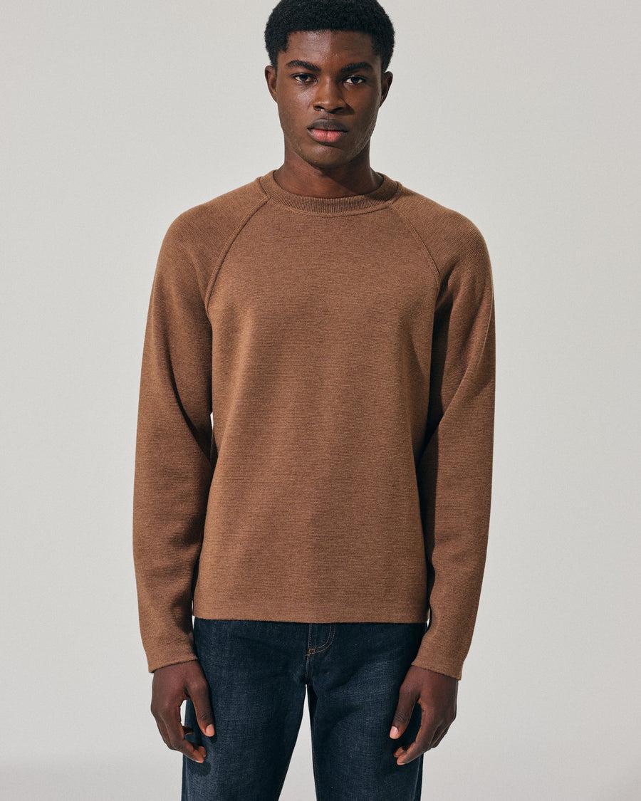 Scaglione ROUND NECK RAGLAN P.TO MILANO TAUPE