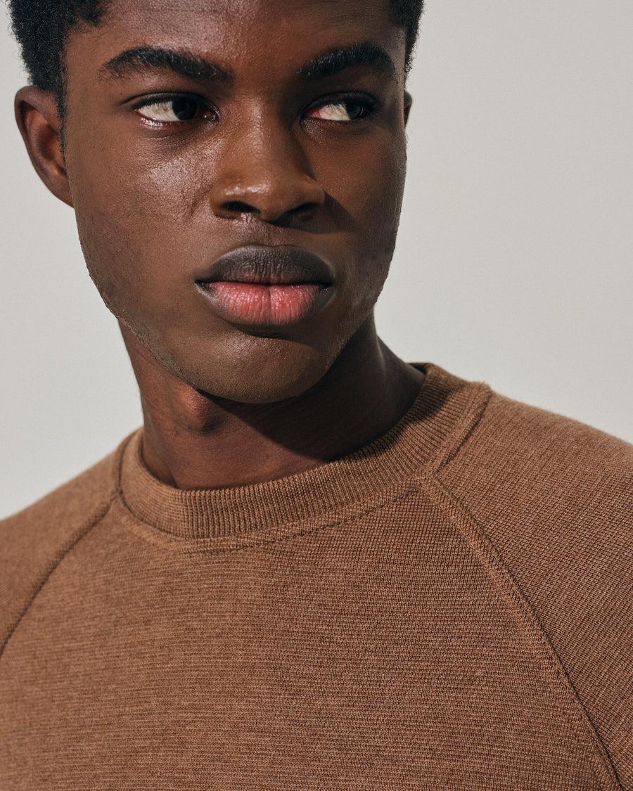 Scaglione ROUND NECK RAGLAN P.TO MILANO TAUPE