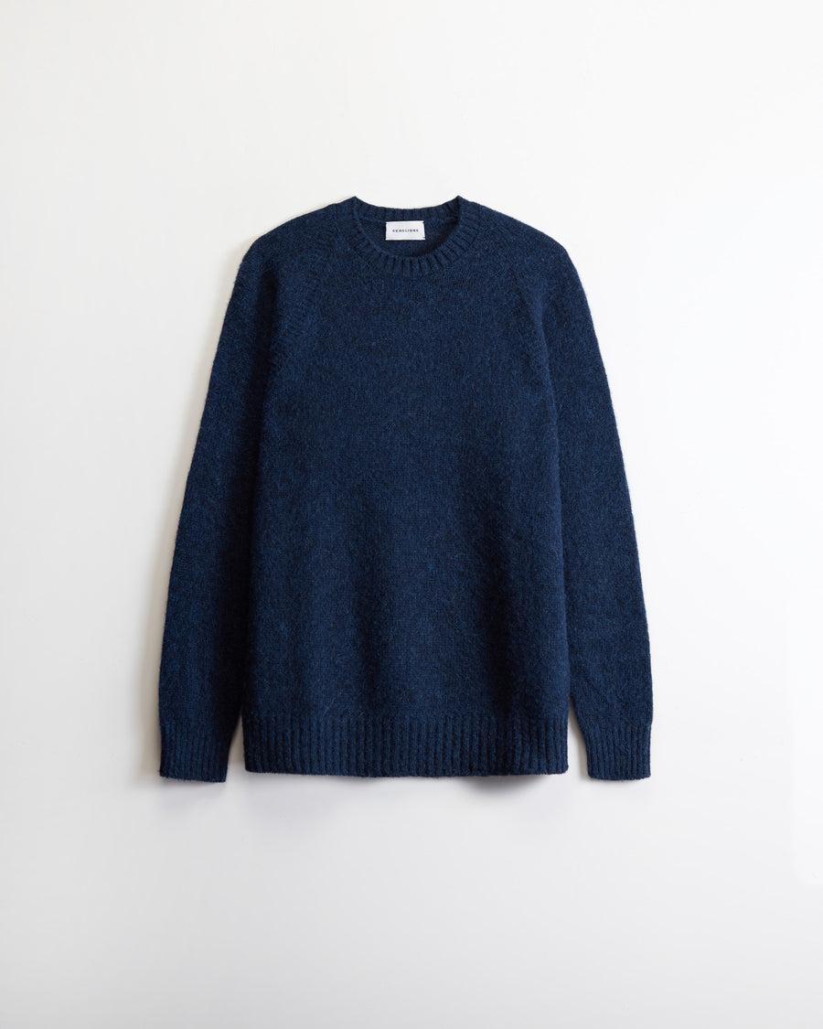 Scaglione ROUND NECK RAGLAN SEAMLESS BRUSHED NAVY