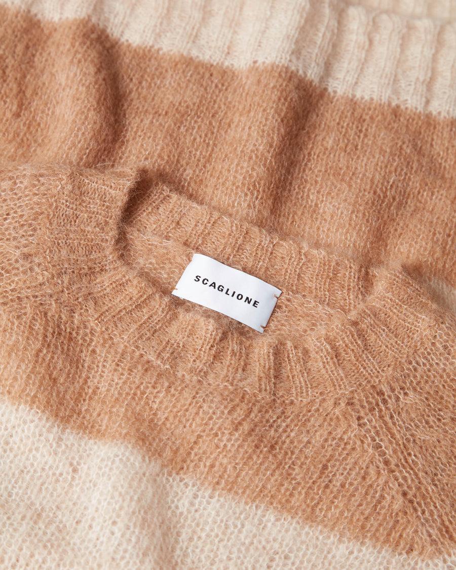 Scaglione ROUND NECK RIGA RUGBY SAND/CARAM