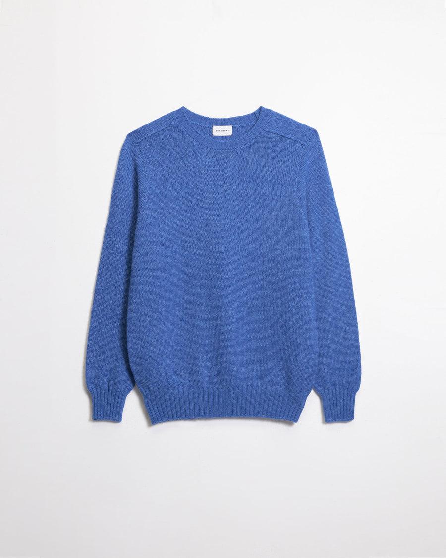 Scaglione ROUND NECK SEAMLESS MARTELLO CORNFLOWER