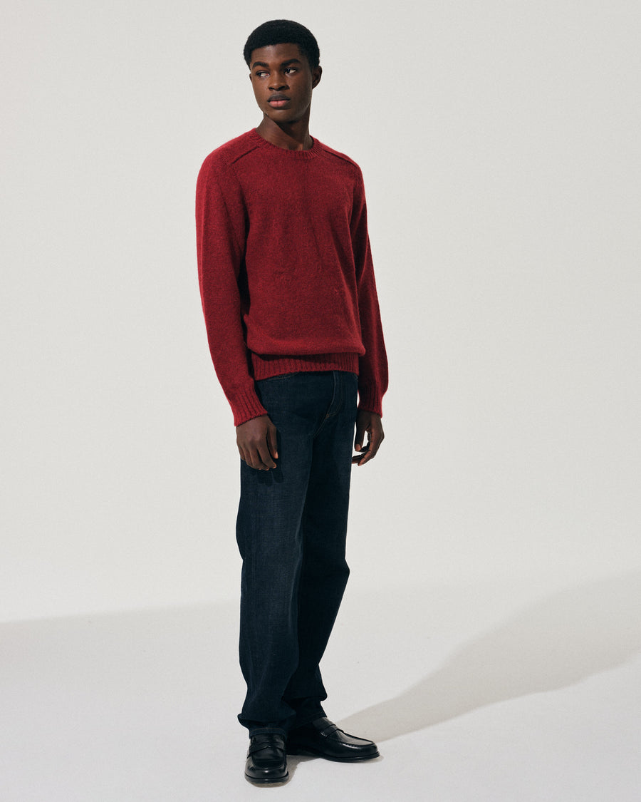 Scaglione ROUND NECK SEAMLESS MARTELLO MERLOT