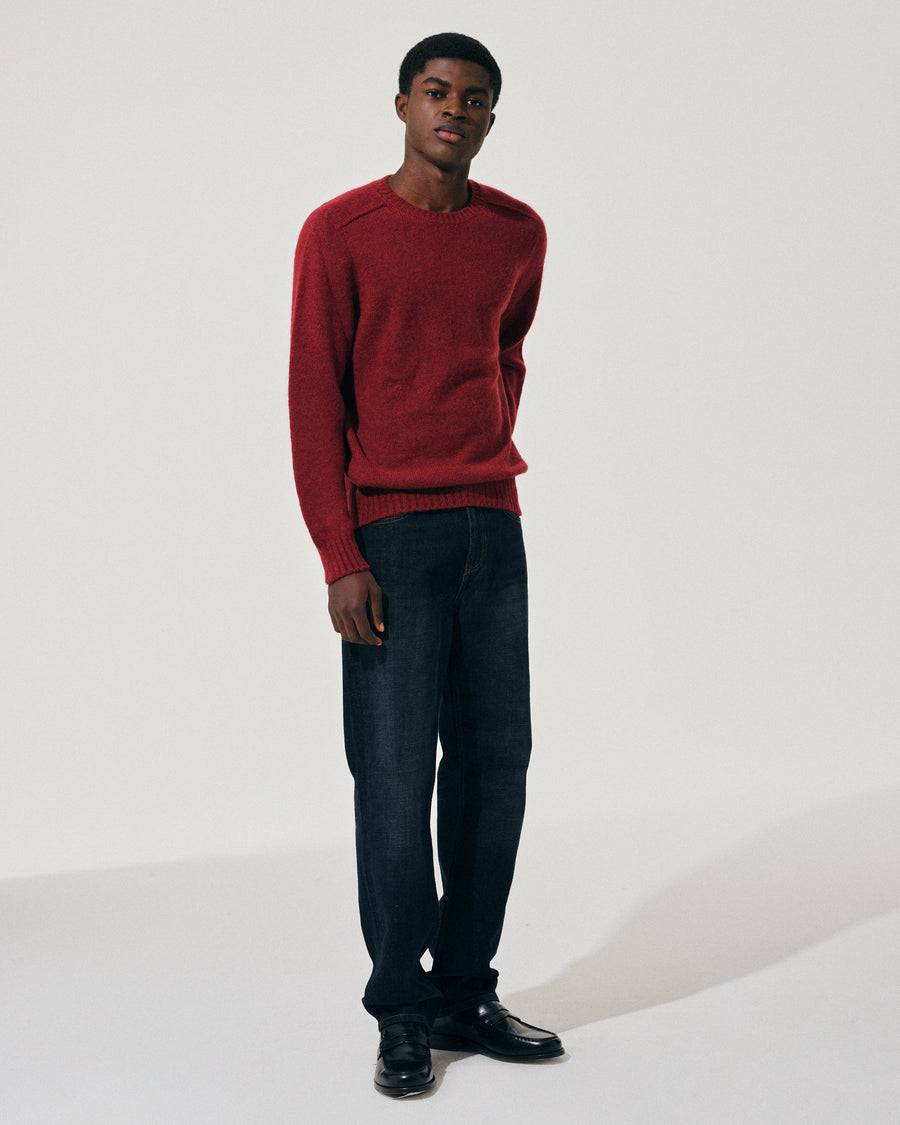 Scaglione ROUND NECK SEAMLESS MARTELLO MERLOT