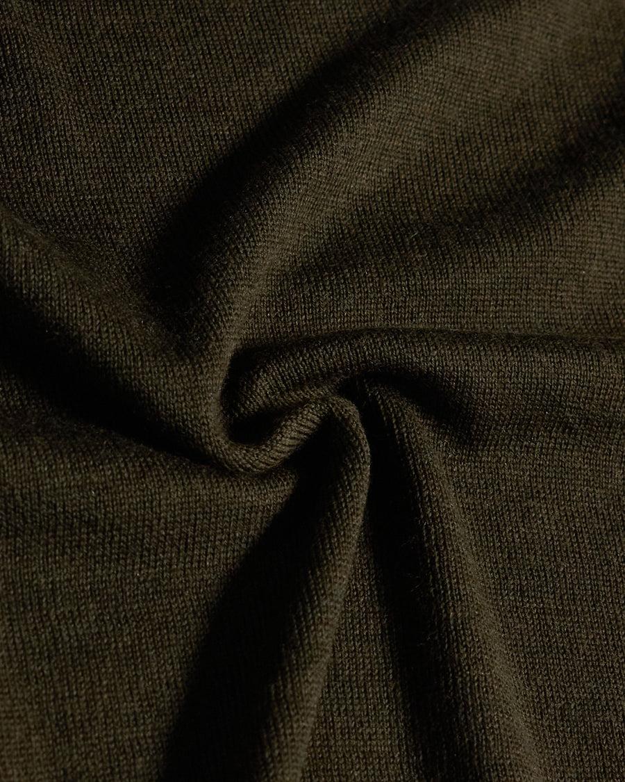 Scaglione ROUND NECK SEAMLESS MERINO ARMY