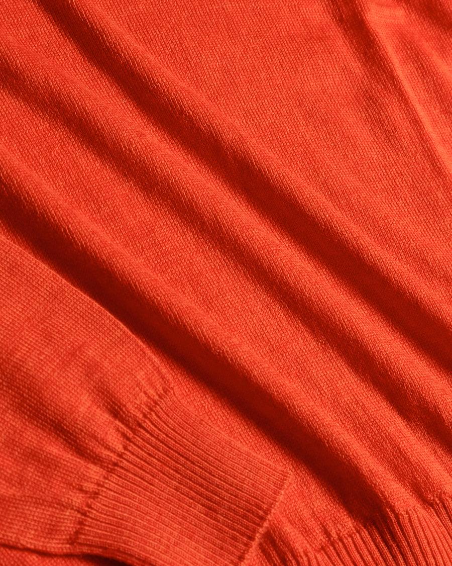 Scaglione ROUND NECK SEAMLESS MERINO CARROT