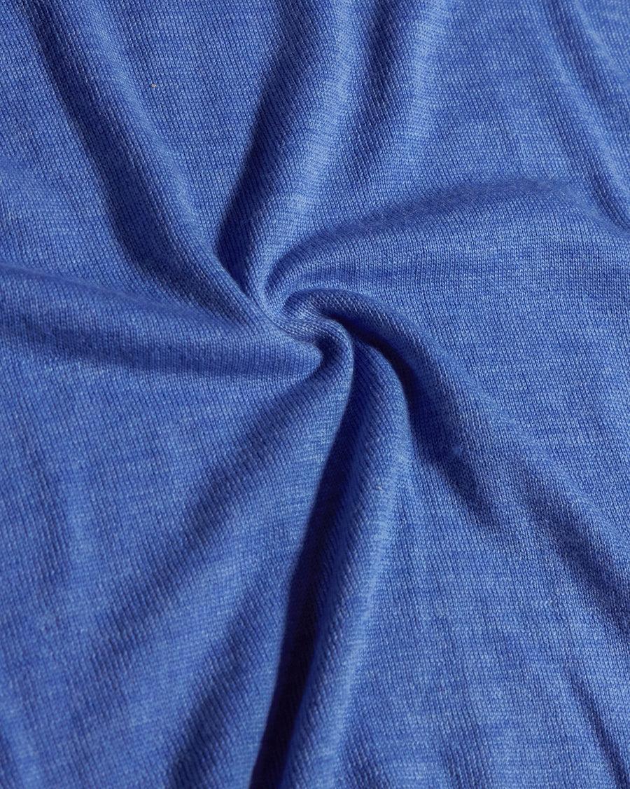 Scaglione ROUND NECK SEAMLESS MERINO CORNFLOWER