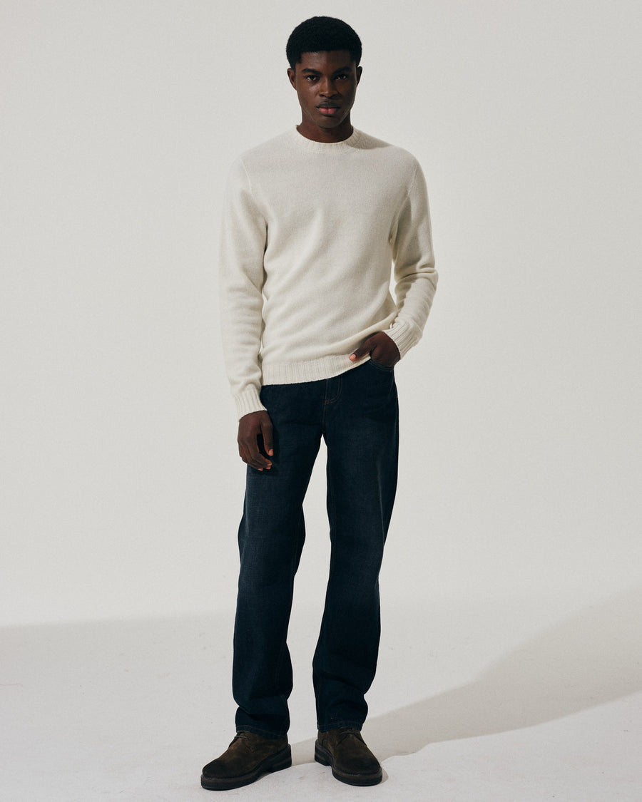 Scaglione ROUND NECK SEAMLESS MIXCASH MILK