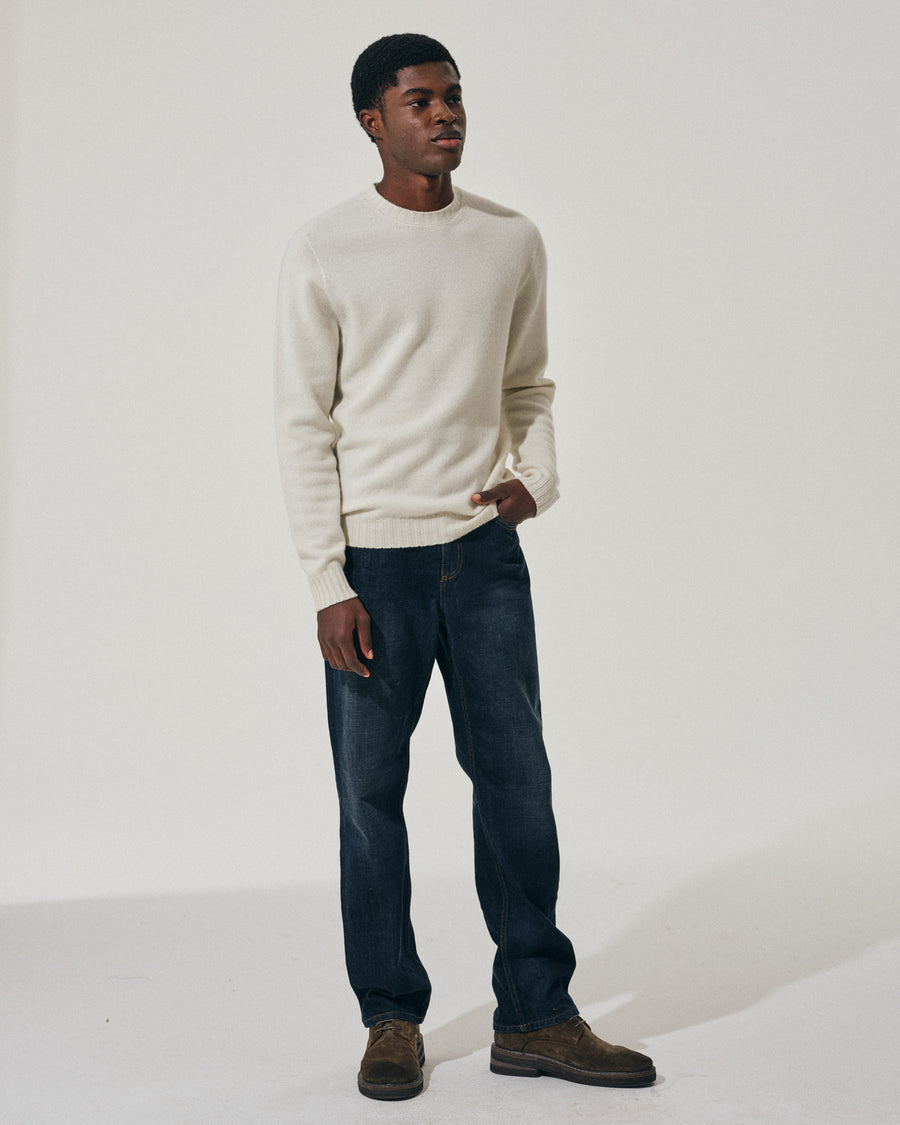 Scaglione ROUND NECK SEAMLESS MIXCASH MILK