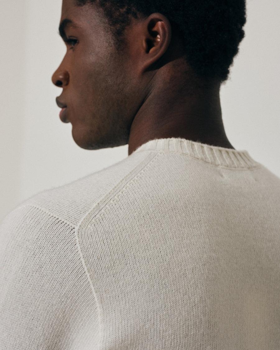 Scaglione ROUND NECK SEAMLESS MIXCASH MILK