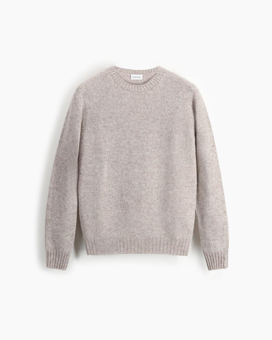 Scaglione ROUND NECK SEAMLESS SOFTWOOL BEIGE