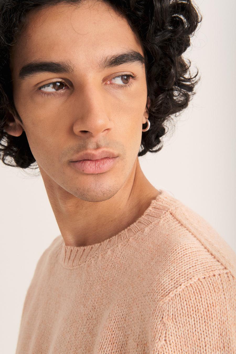 Scaglione ROUND NECK SEAMLESS SOFTWOOL BLOSSOM