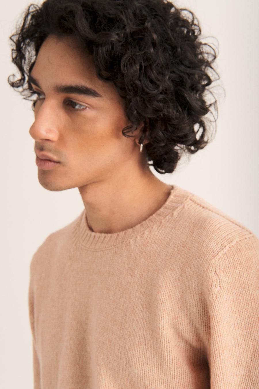 Scaglione ROUND NECK SEAMLESS SOFTWOOL BLOSSOM