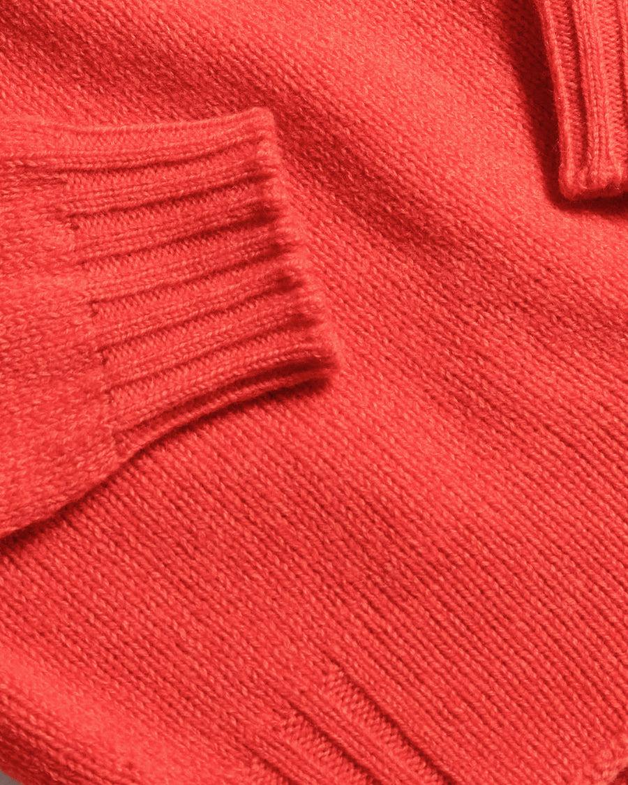 Scaglione ROUND NECK SEAMLESS SOFTWOOL CARROT