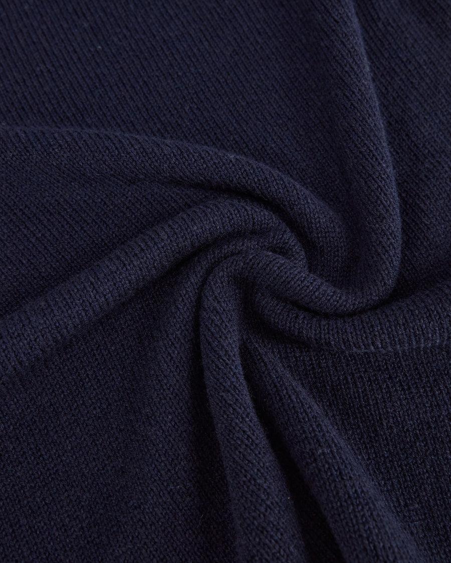 Scaglione ROUND NECK SEAMLESS SOFTWOOL DKNAVY