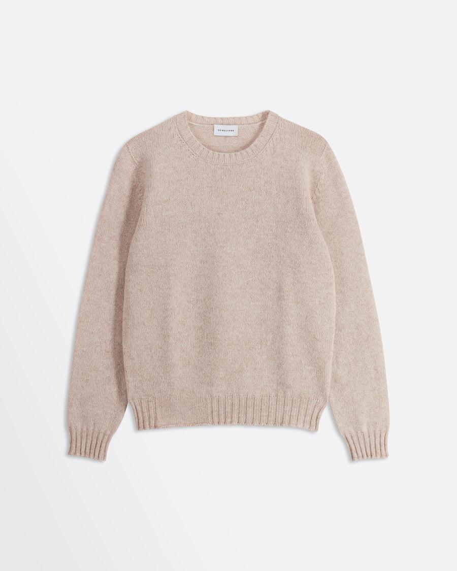Scaglione ROUND NECK SEAMLESS SOFTWOOL DUNE